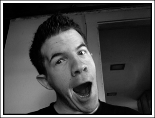Photo of me being goody. Photo of me being goofy.