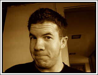 Photo of me in sepia tone. Photo of me in sepia tone.